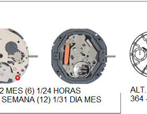Movimiento Miyota 6P09