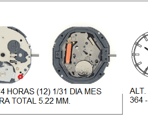 Movimiento Miyota 6P23