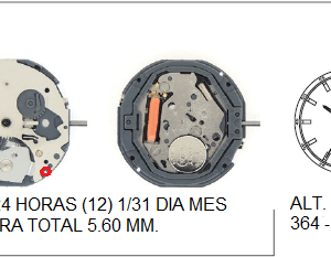 Movimiento Miyota 6P73
