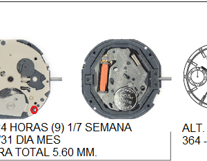 Movimiento Miyota 6P77