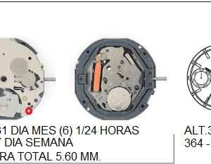 Movimiento Miyota 6P79