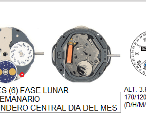 Movimiento Miyota 6P80