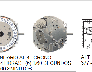 Movimiento Miyota Fs01