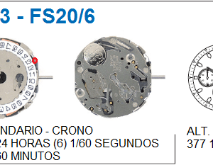 Movimiento Miyota Fs20/3