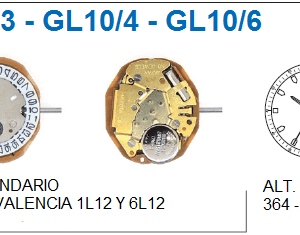 Movimiento Miyota Gl10/4 - Gl12/4 - 1L12/4