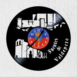 Reloj De Disco De Vinilo de Fuentes de Valdepero