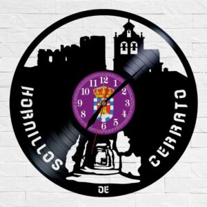 Reloj De Disco De Vinilo De Hornillos de Cerrato