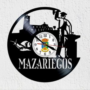 Reloj De Disco De Vinilo De Mazariegos