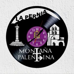 Reloj De Disco De Vinilo De La Pernia (Montaña Palentina)