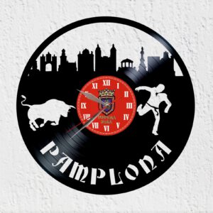 Reloj De Disco De Vinilo De Pamplona