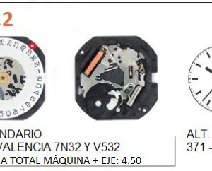 Movimiento Hattory Vx32/3 AIG2