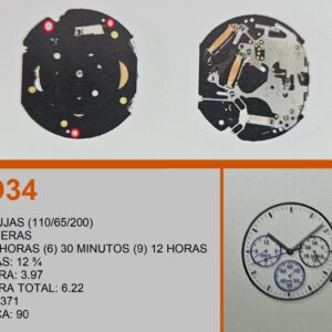 Movimiento Hattory VD34