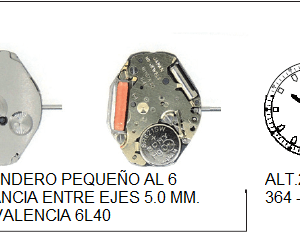 Movimiento Miyota 1L40