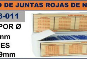 Surtido 90 juntas rojas de nylon 136-011