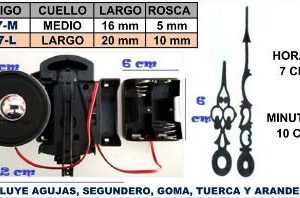 Agujas Luis Xv para máquinas de carillón Uts 517-01N