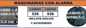Maquinaria Cuadrada con Alarma 520-535