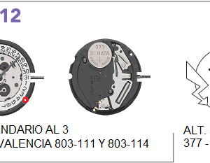 Movimiento Eta 803-112 - 803-111