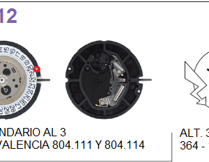 Movimiento Eta 804-112 / 804-114