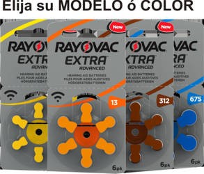 Caja 60 pilas audífono - 312 (marrón) Rayovac